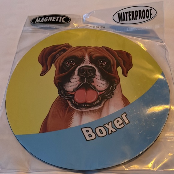 Boxer (dog) circular magnet atrial ears nwt - Picture 2 of 5